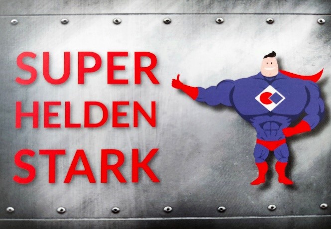 Superheldenkarte "Superheldenstark"